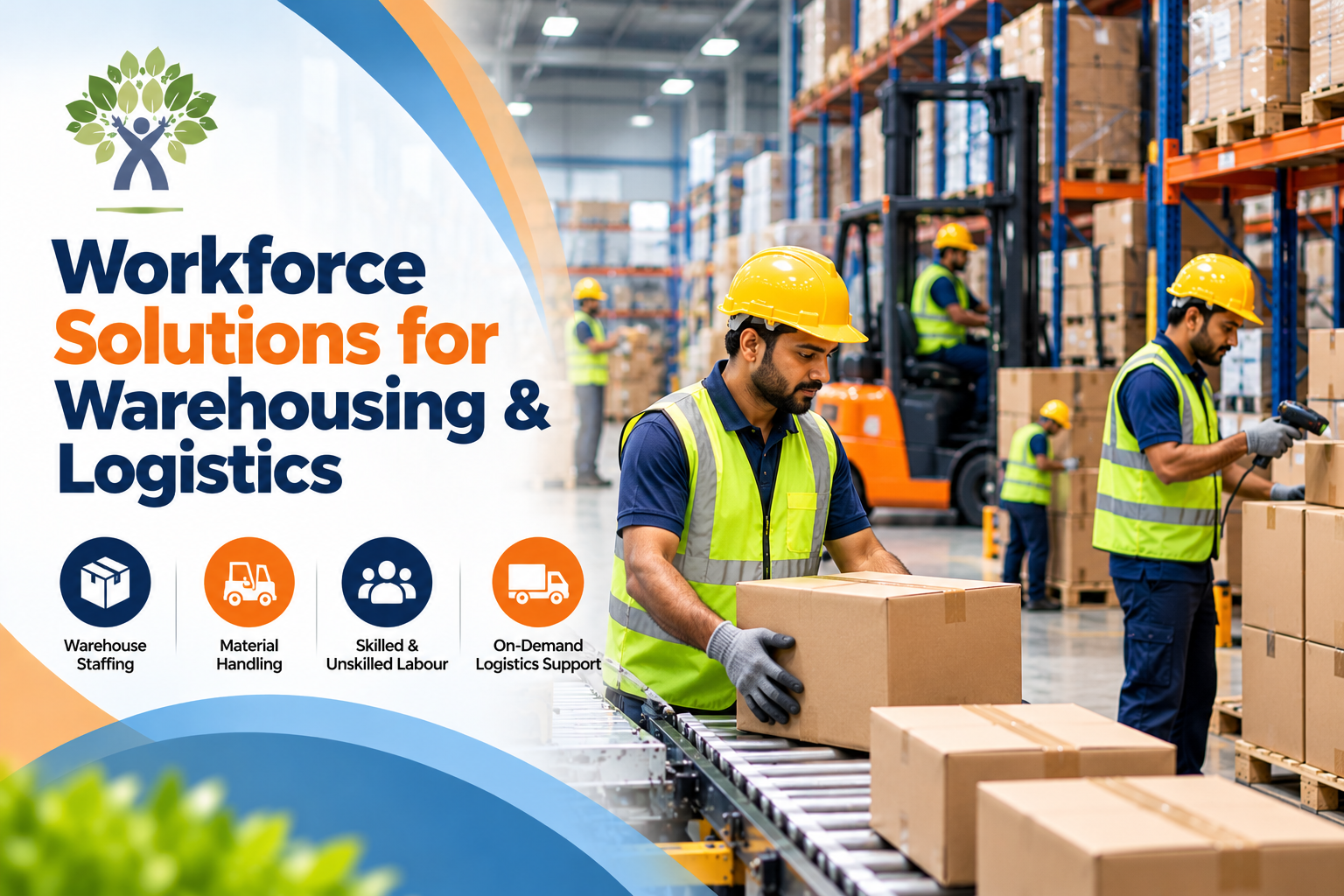 Alphonic India staff supporting Warehousing & Logistics
